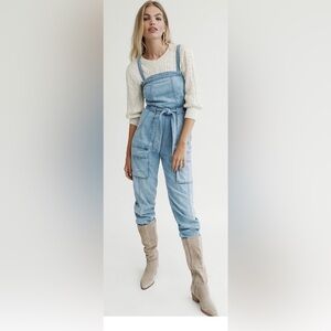Free People Denim Jumpsuit